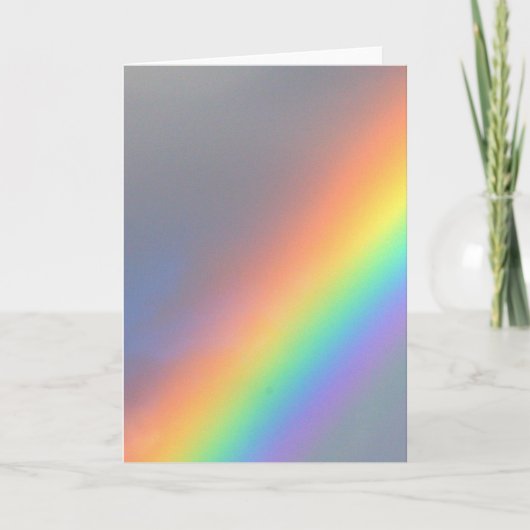 paars geel blauw rood regenboog kaart (Voorkant)