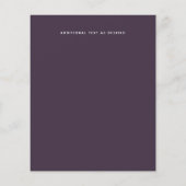 Paars Geel Grijs Kleur Trends Budget Bruiloft (Achterkant)