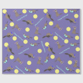 Paars Geel Ventilatorpapier voor het oppakken van Cadeaupapier (Vlak)