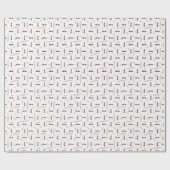 Paars gefeliciteerd Diploma Afstudeerder jaar Cadeaupapier (Vlak)