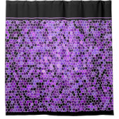 Paars gekleurd douchegordijn (Voorkant)