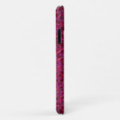 Paars gekrabbeld lijnpatroon Case-Mate iPhone case (Achterkant/rechts)
