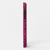 Paars gekrabbeld lijnpatroon Case-Mate iPhone case (Achterkant/links)