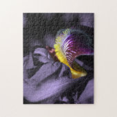 Paars gekruiste Iris Flower Petal Legpuzzel (Verticaal)