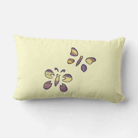 Paars gele diamanten Kussens (Achterkant)