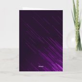 Paars & Gele Roos Modern Boho Chic Bloemendesign N (Achterkant)