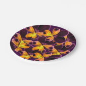 Paars gele ventilator 7-inch Bord papier (Gekanteld)