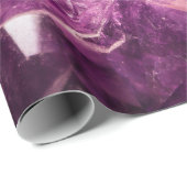 Paars Gem Stone Wrapping Paper Cadeaupapier (Rol Hoek)