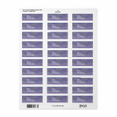 Paars gemarmerd etiket (Full Sheet)