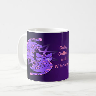 Paars Gemini Kittens Decagon Paars Koffiemok