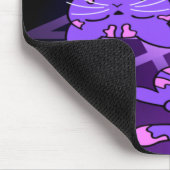 Paars Gemini Kittens Decagon Paars Muismat (Hoek)