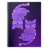 Paars Gemini Kittens Notitieboek (Voorkant)