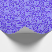Paars geometrisch cirkels inpakpapier (Hoek)