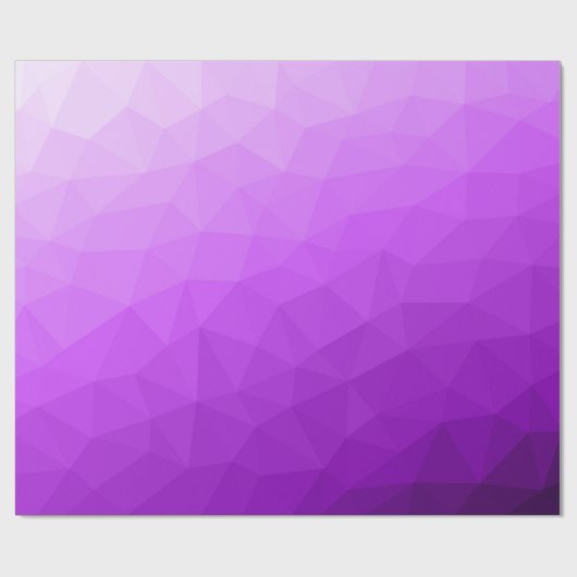 Paars geometrisch maaspatroon van de gradiënt cadeaupapier (Vlak)