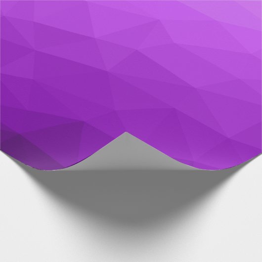 Paars geometrisch maaspatroon van de gradiënt cadeaupapier (Hoek)