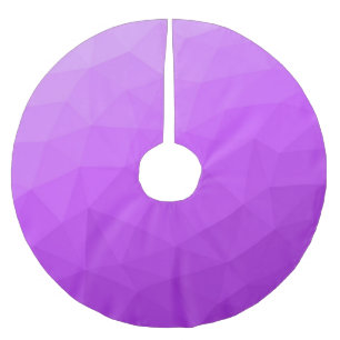 Paars geometrisch maaspatroon van de gradiënt kerstboom rok