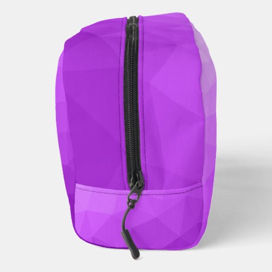 Paars geometrisch maaspatroon van de gradiënt toilettasje (Rechts)