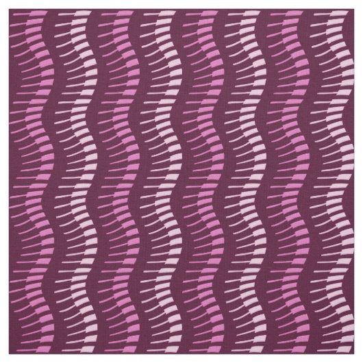 paars geometrisch patroon stof (Swatch)