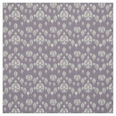 Paars geometrisch Retrospatroon Stof (Swatch)