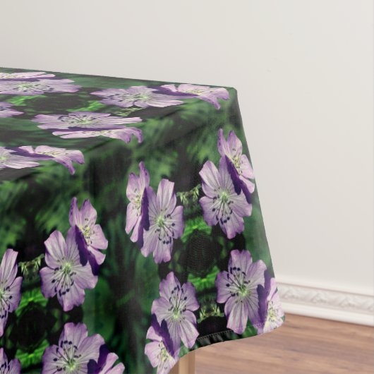 Paars Geraniumventilator Abstract Tafelkleed (Voorbeeld)