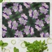  Paars-geraniumventilator Theedoek (Gevouwen)