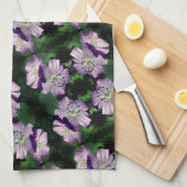  Paars-geraniumventilator Theedoek (Quarter Fold)