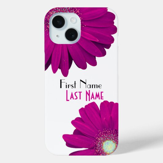 Paars Gerbera Daisy Flower Case-Mate iPhone Case (Achterkant)