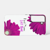 Paars Gerbera Daisy Flower Samsung Galaxy Hoesje (Achterkant horizontaal)