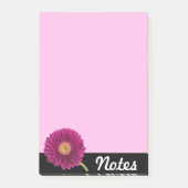 Paars Gerbera Daisy Note Pad (Voorkant)