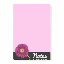 Paars Gerbera Daisy Note Pad
