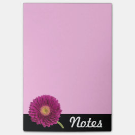 Paars Gerbera Daisy Note Pad