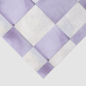 Paars geruit decoratief tissuepapier (Detail)