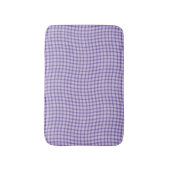 Paars geruit geruit naadloos patroon badmat (Voorkant Verticaal)