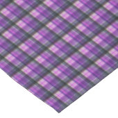 Paars geruit tartan ontwerp, tafelkleed (Gekanteld)