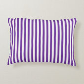 Paars gestreept accent kussen (Achterkant)
