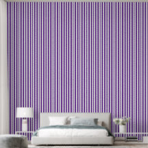 Paars gestreept behang