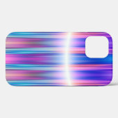 Paars gestreept Case-Mate iPhone hoesje (Achterkant (horizontaal))
