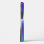 Paars gestreept Case-Mate iPhone hoesje (Achterkant / Rechts)