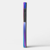 Paars gestreept Case-Mate iPhone hoesje (Achterkant / Links)