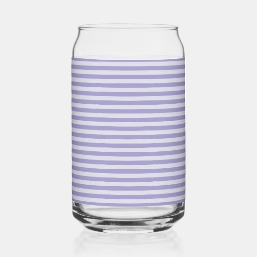 Paars Gestreepte Blikvorm Glas (Voorkant)