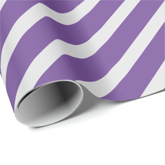 Paars gestript omslagpapier cadeaupapier (Rol Hoek)