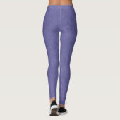 Paars gestructureerd oppervlak met wervelend patro leggings (Achterkant)