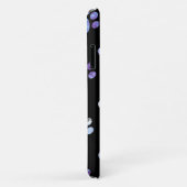 Paars getextureerd afdrukpatroon op maat Case-Mate iPhone case (Achterkant/rechts)