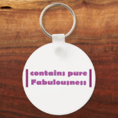 paars geweldig sleutelhanger (Voorkant)