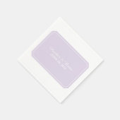 Paars gewoon Elegant Paper Napkins Servetten (Hoek)