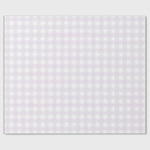Paars gingham-pakpapier cadeaupapier (Vlak)