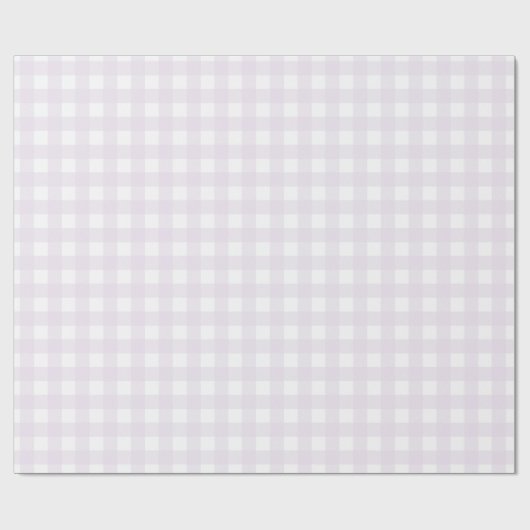 Paars gingham-pakpapier cadeaupapier (Vlak)