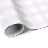 Paars gingham-pakpapier cadeaupapier (Rol Hoek)