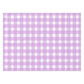 Paars Gingham Tafelkleed (Voorkant (Horizontaal))