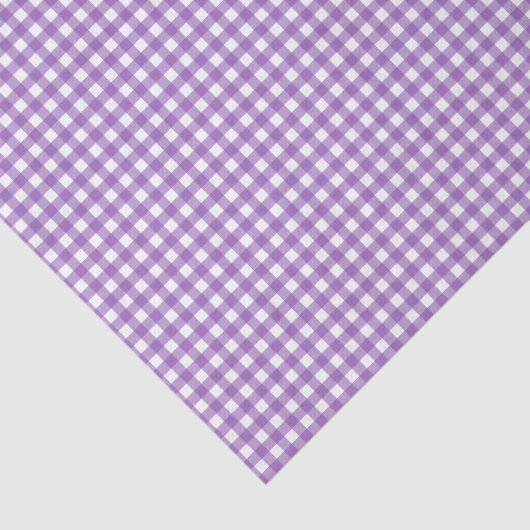  Paars Gingham Tissuepapier (Detail)